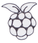 Artist Rendition of Raspberry Pi Logo